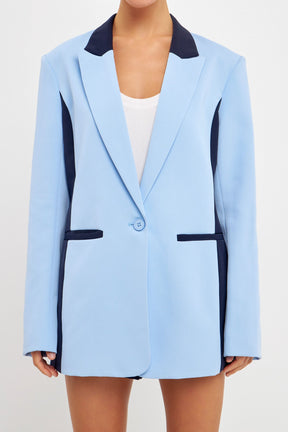 ENDLESS ROSE - Endless Rose - Colorblock Blazer - BLAZERS available at Objectrare