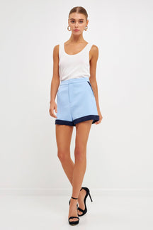 ENDLESS ROSE - Endless Rose - Colorblock Shorts - SHORTS available at Objectrare