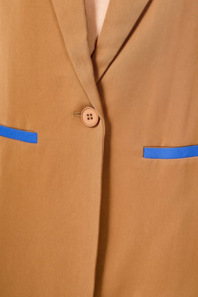 ENDLESS ROSE - Colorblock Blazer - BLAZERS available at Objectrare