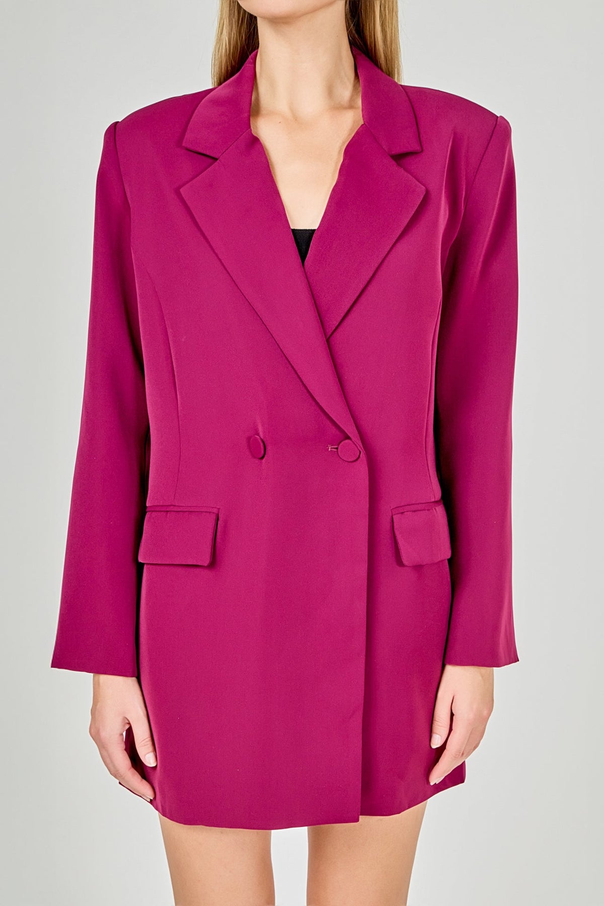 ENDLESS ROSE - Belted Blazer - BLAZERS available at Objectrare