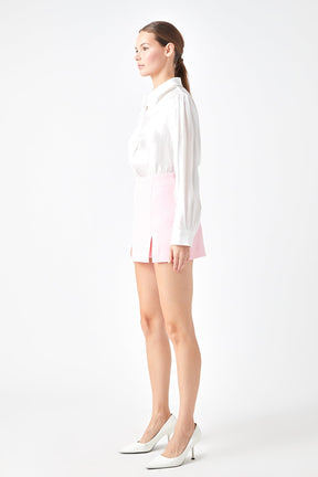 Slit Detail Skort