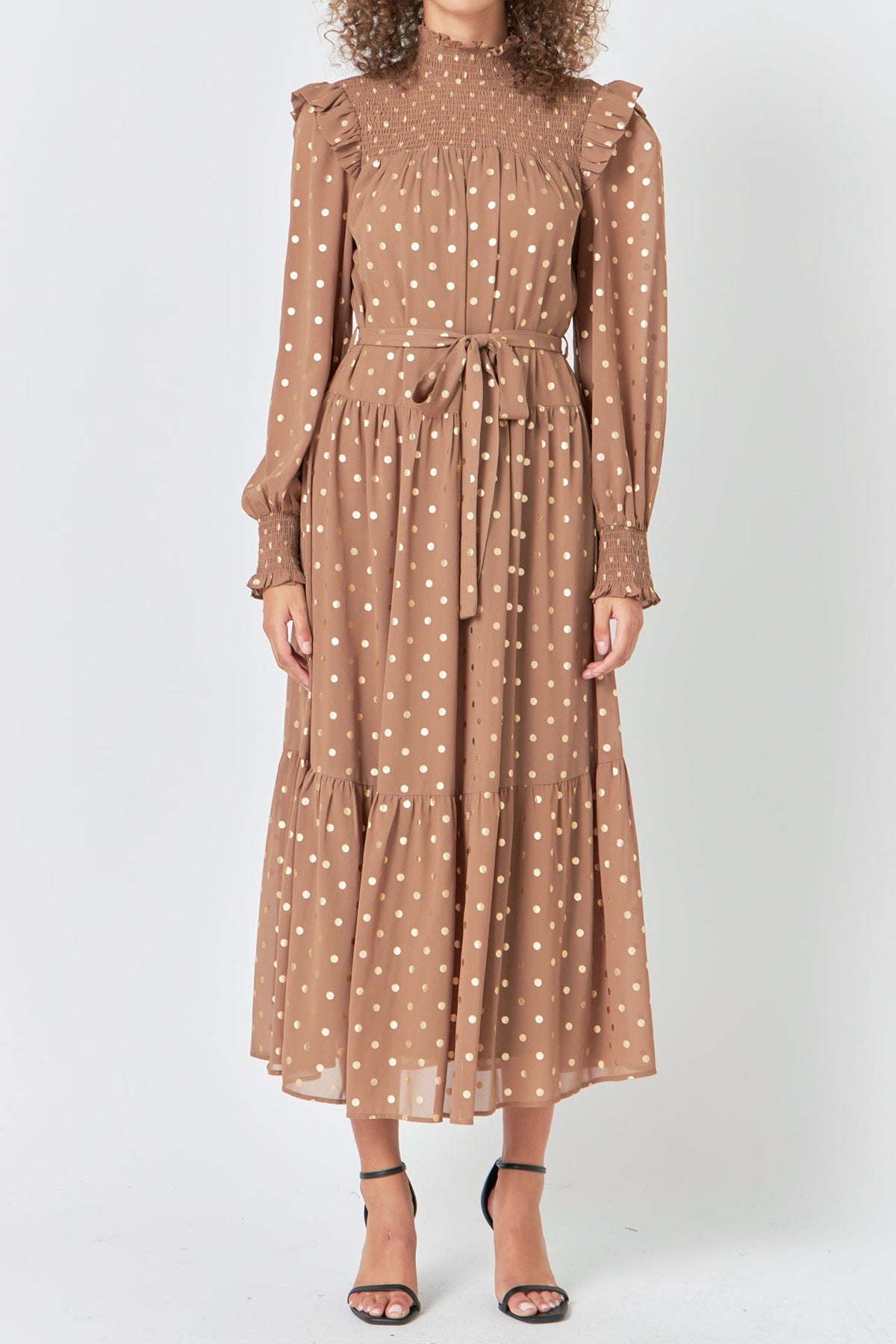 ENDLESS ROSE - Endless Rose - Polka Dot Maxi Dress - DRESSES available at Objectrare