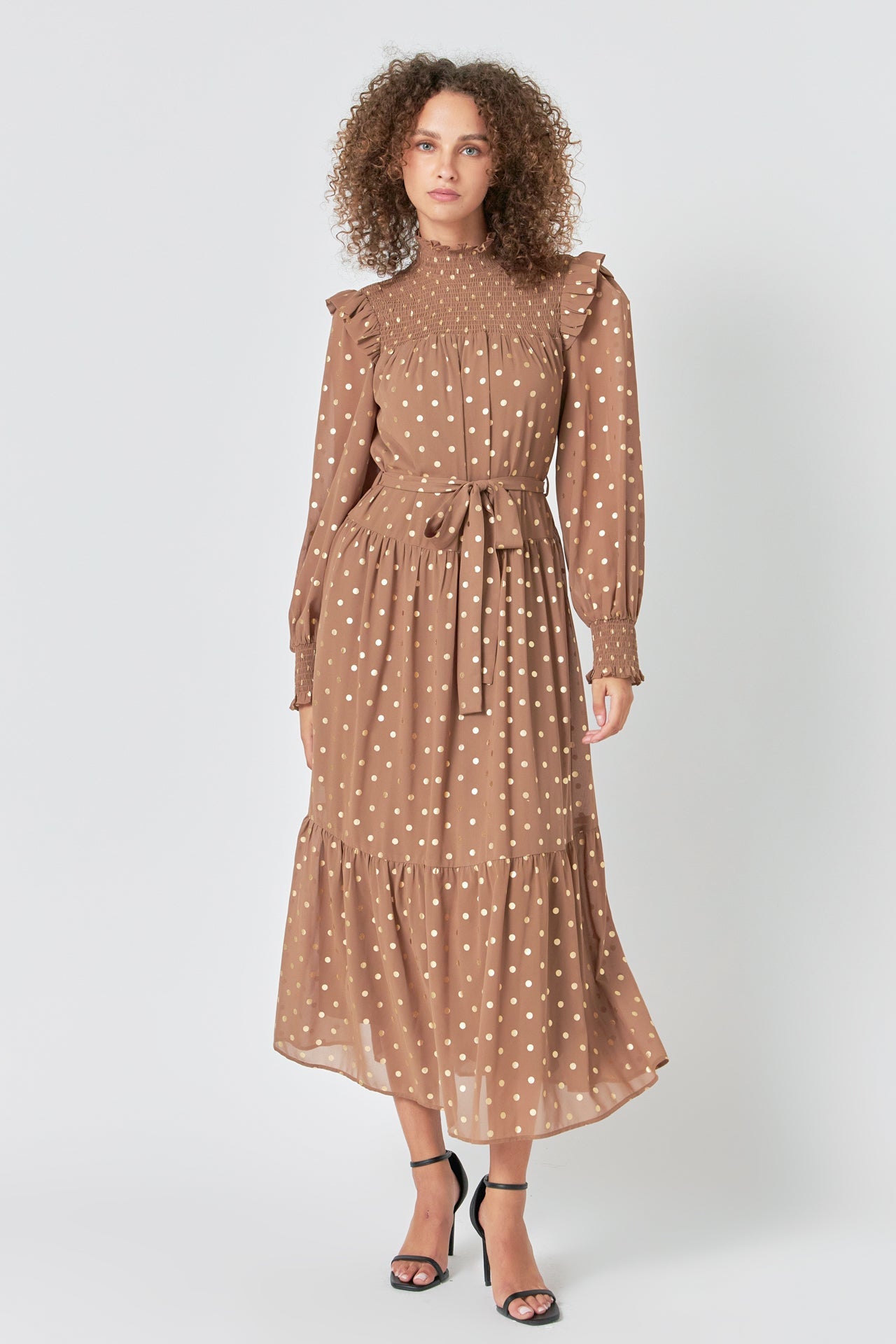 ENDLESS ROSE - Endless Rose - Polka Dot Maxi Dress - DRESSES available at Objectrare