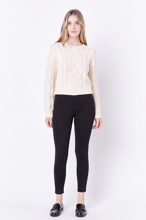 ENGLISH FACTORY - English Factory - Cable-Knit Sweater - SWEATERS & KNITS available at Objectrare