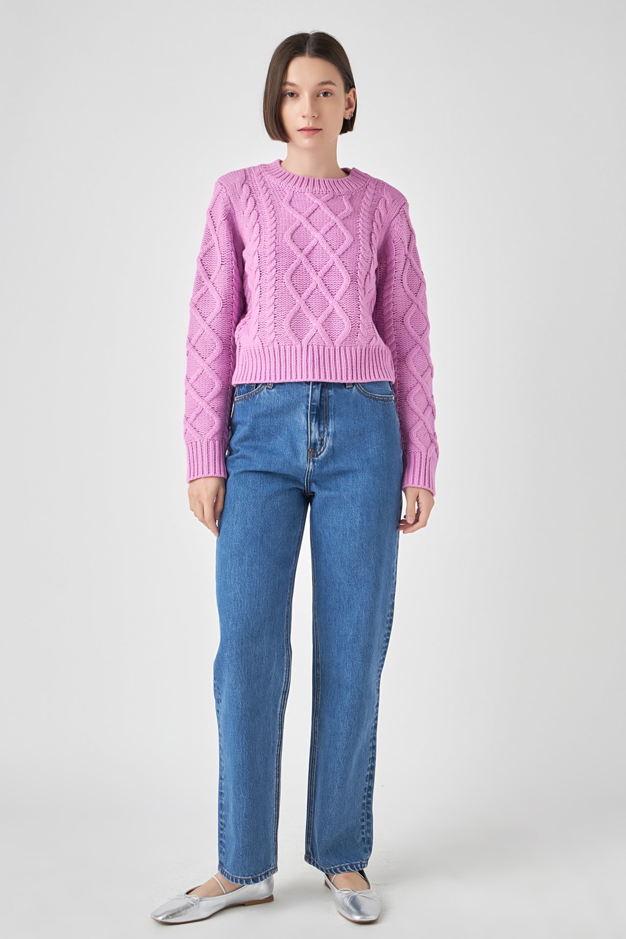 ENGLISH FACTORY - Cable-Knit Sweater - SWEATERS & KNITS available at Objectrare