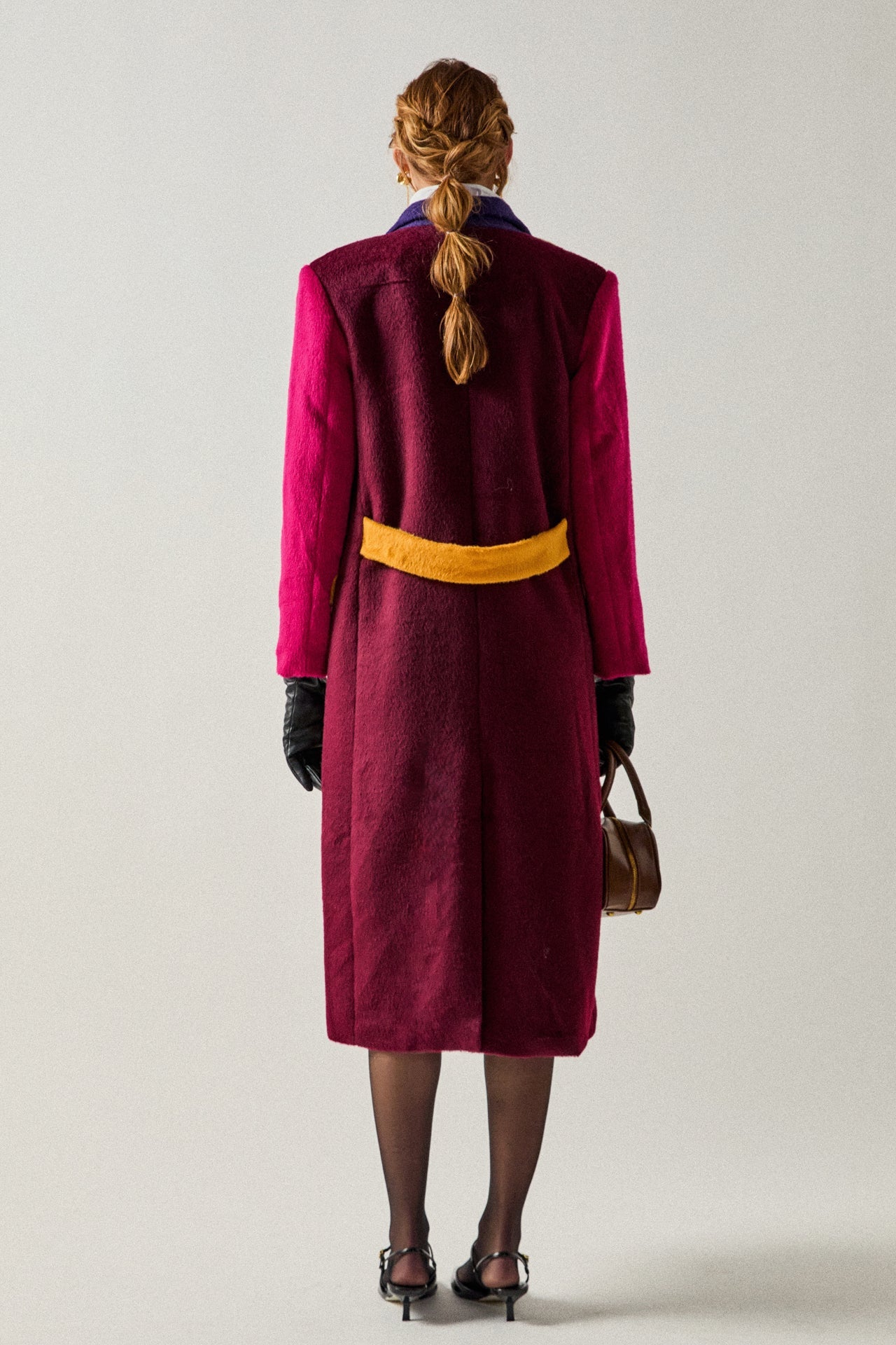 ENGLISH FACTORY - Premium Oversize Color block Coat - COATS available at Objectrare