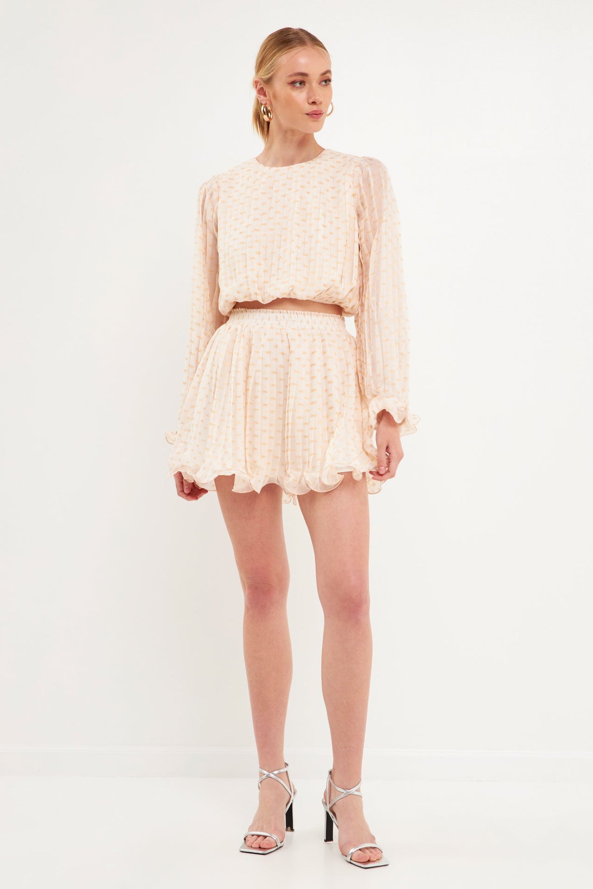 ENDLESS ROSE - Endless Rose - High-Waisted Pleated Mini Skirt - SKIRTS available at Objectrare