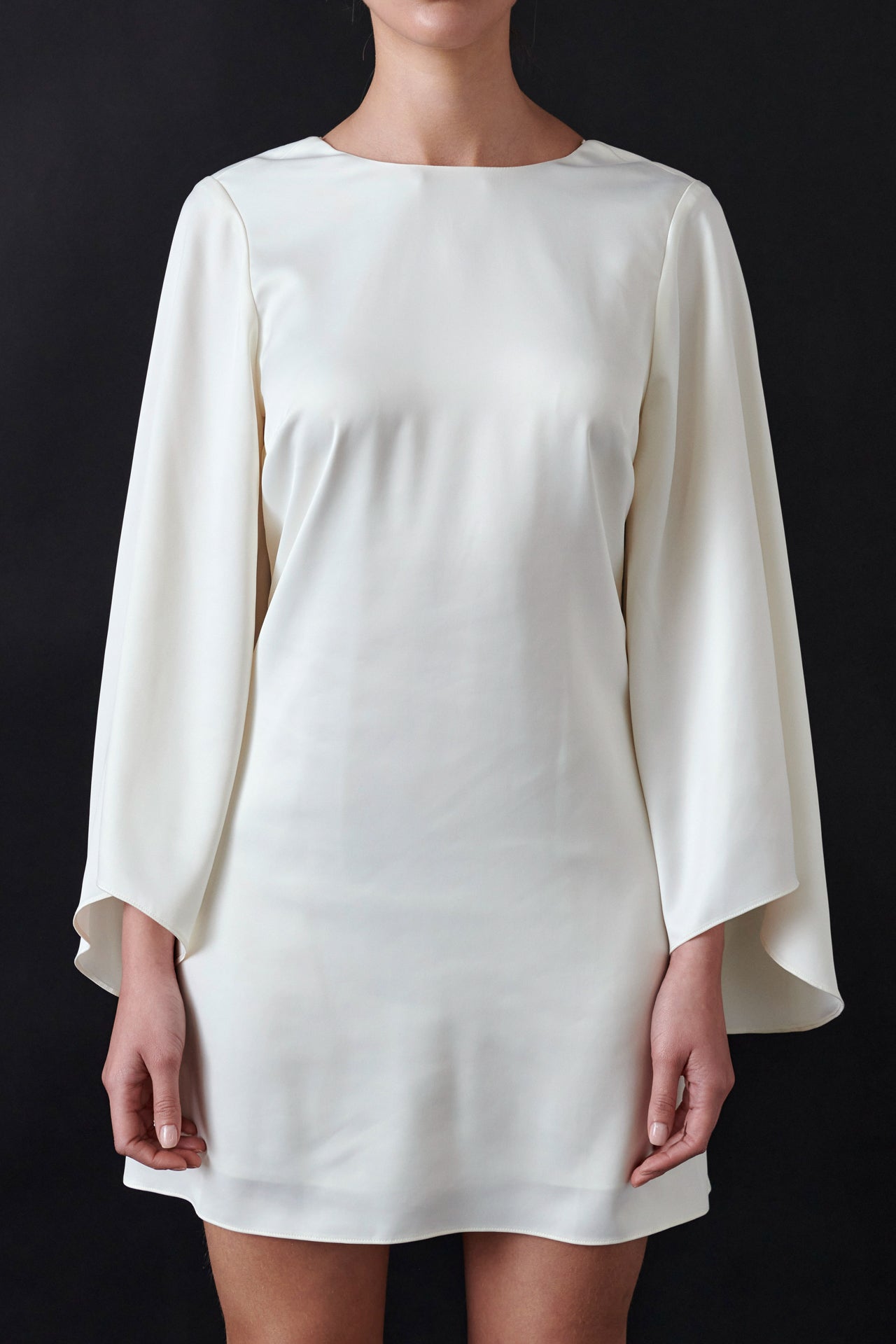 ENDLESS ROSE - Bell-Sleeve Mini Dress - DRESSES available at Objectrare