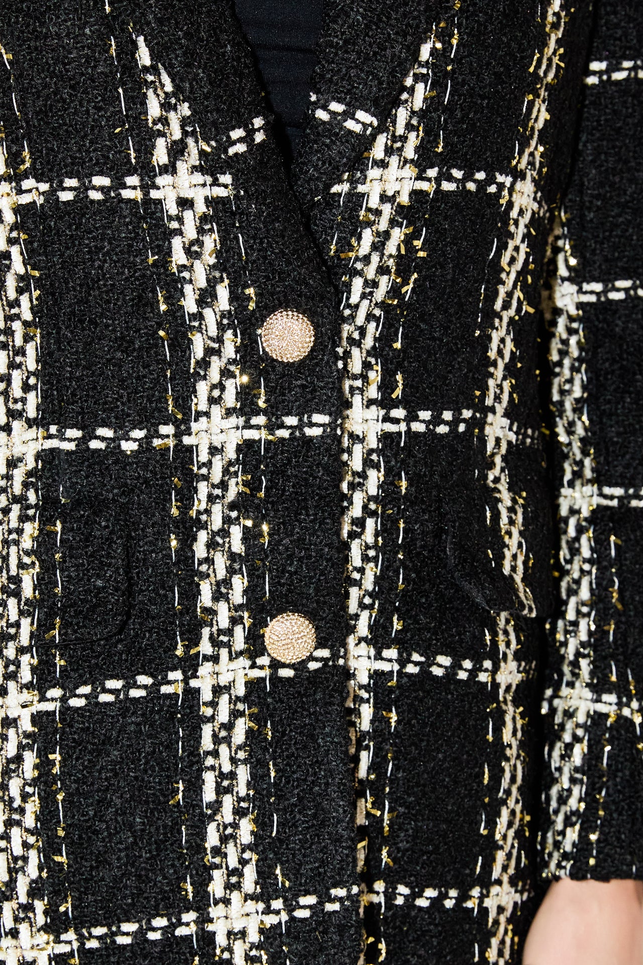 ENDLESS ROSE - Premium Oversized Boucle Blazer - BLAZERS available at Objectrare