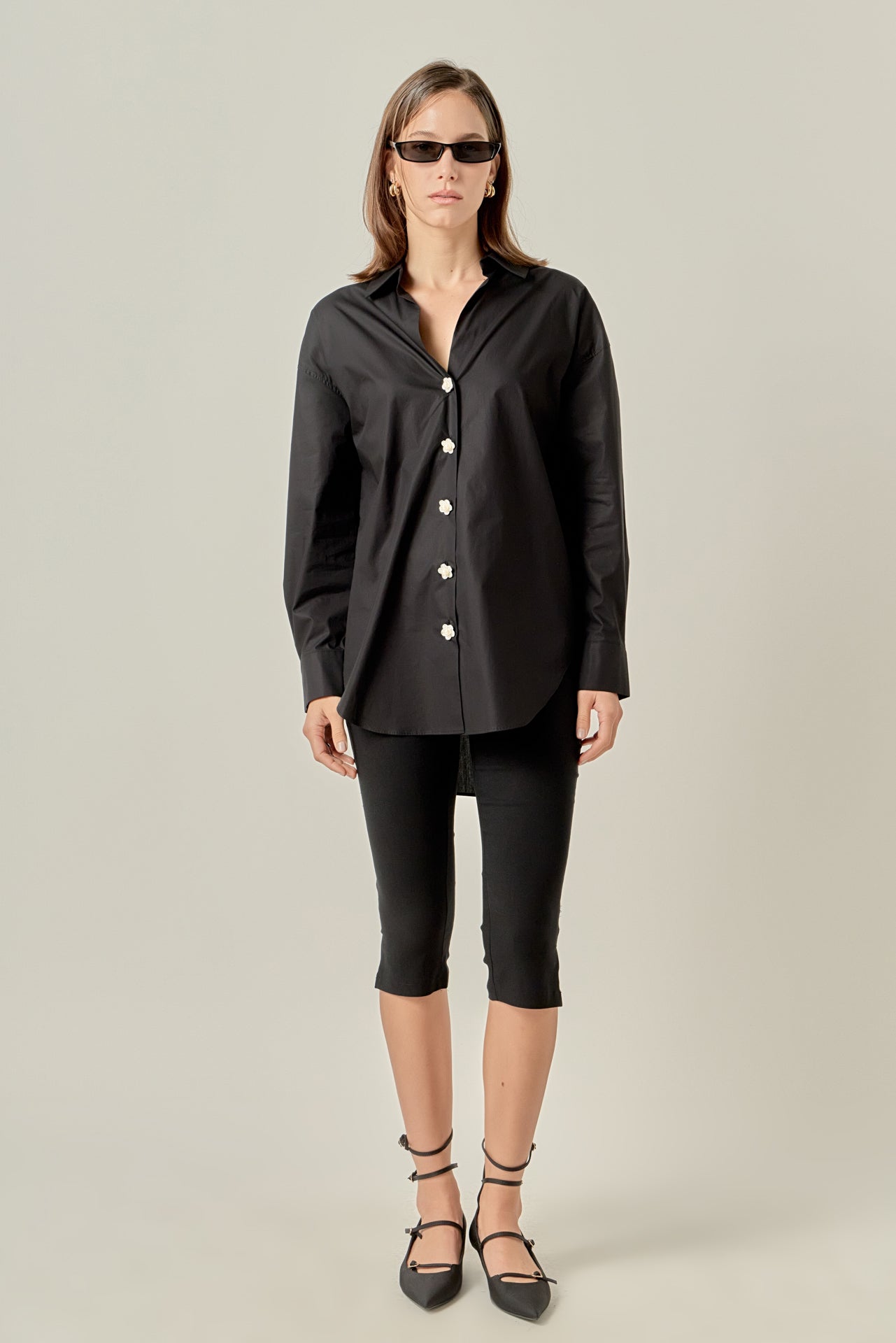 ENGLISH FACTORY - Oversized Collared Shirt - SHIRTS & BLOUSES available at Objectrare