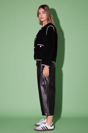 ENGLISH FACTORY - Premium Faux Shearling Jacket - JACKETS available at Objectrare
