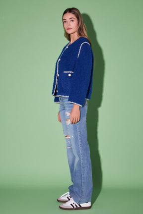 ENGLISH FACTORY - Premium Faux Shearling Jacket - JACKETS available at Objectrare