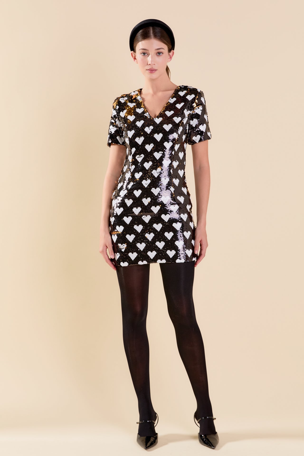 ENDLESS ROSE - Sequined Mini Dress - DRESSES available at Objectrare