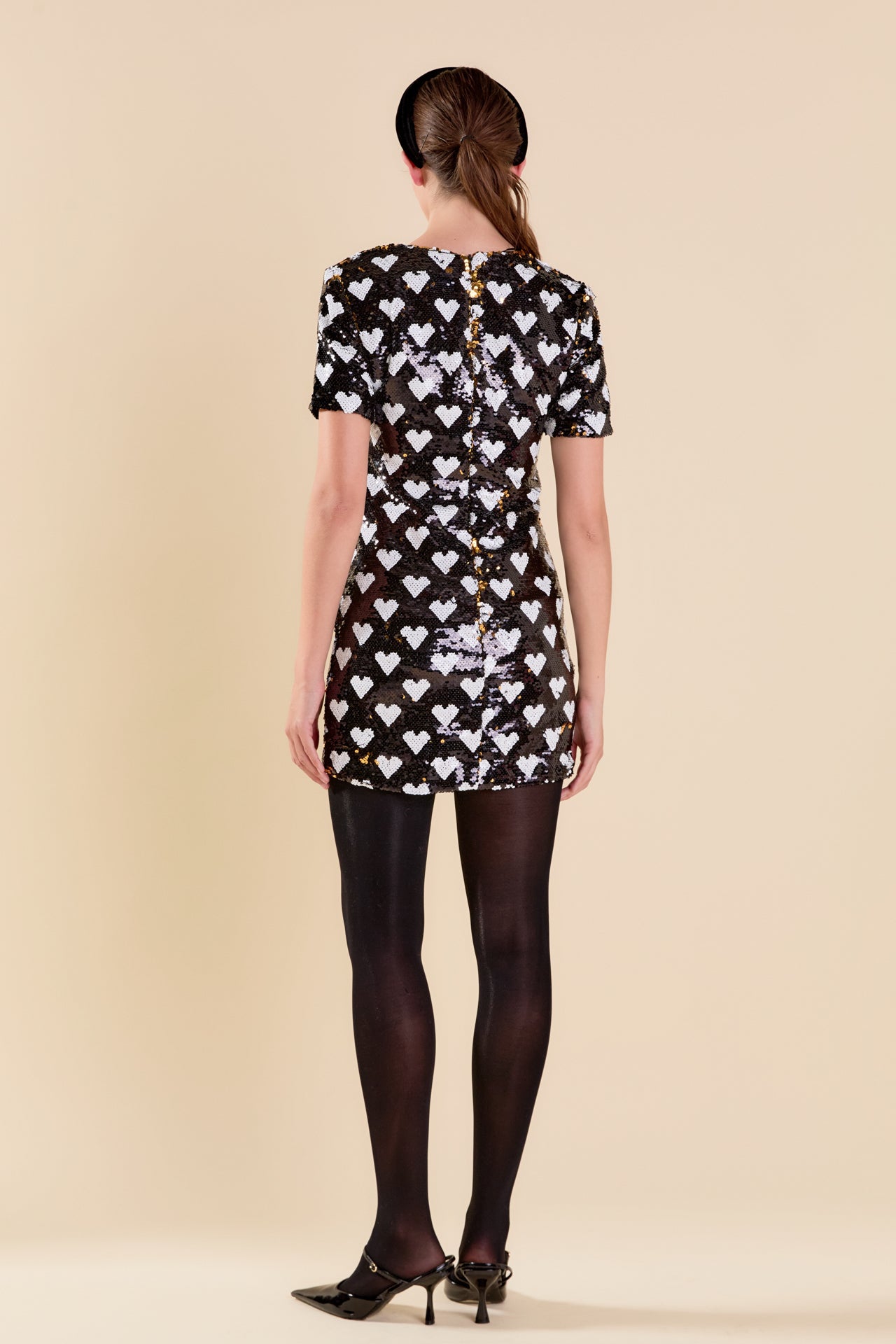 ENDLESS ROSE - Sequined Mini Dress - DRESSES available at Objectrare