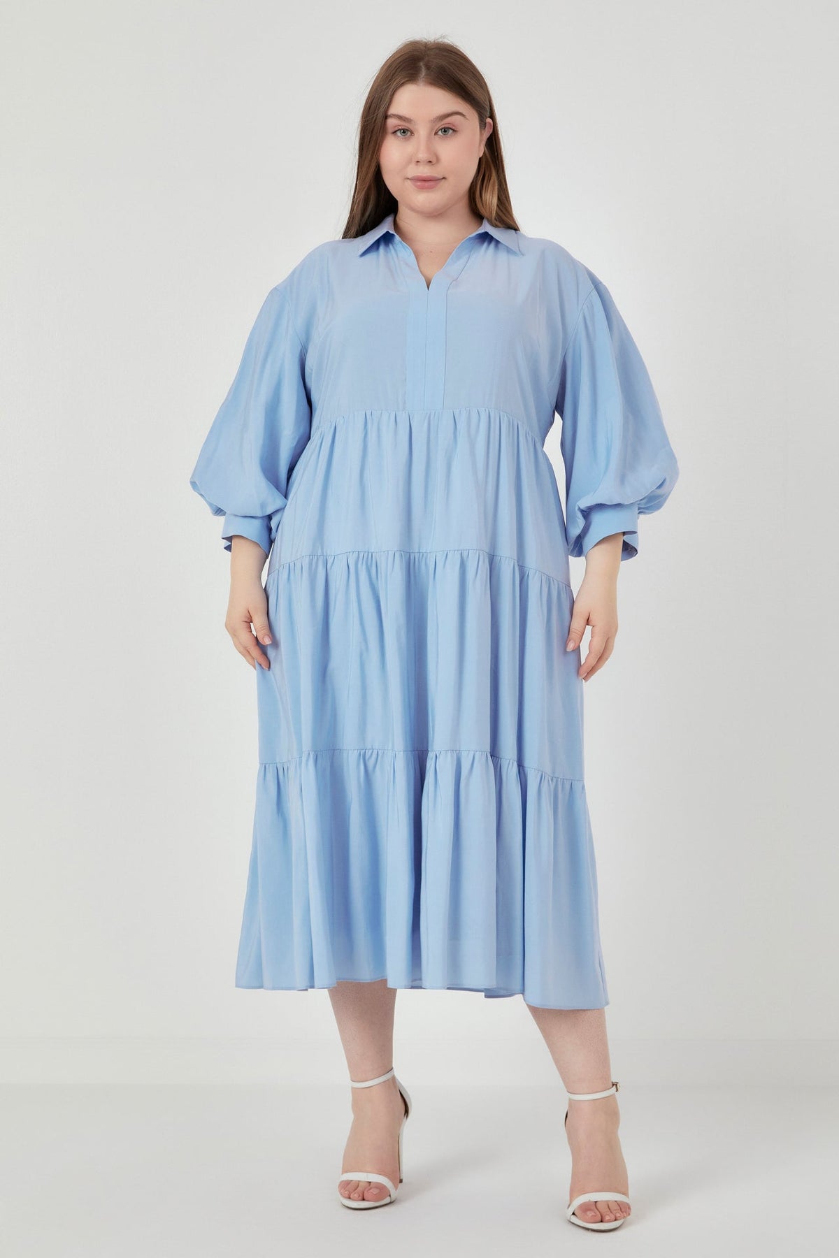 ENGLISH FACTORY - English Factory - Drop Shoulder Midi Dress - DRESSES available at Objectrare