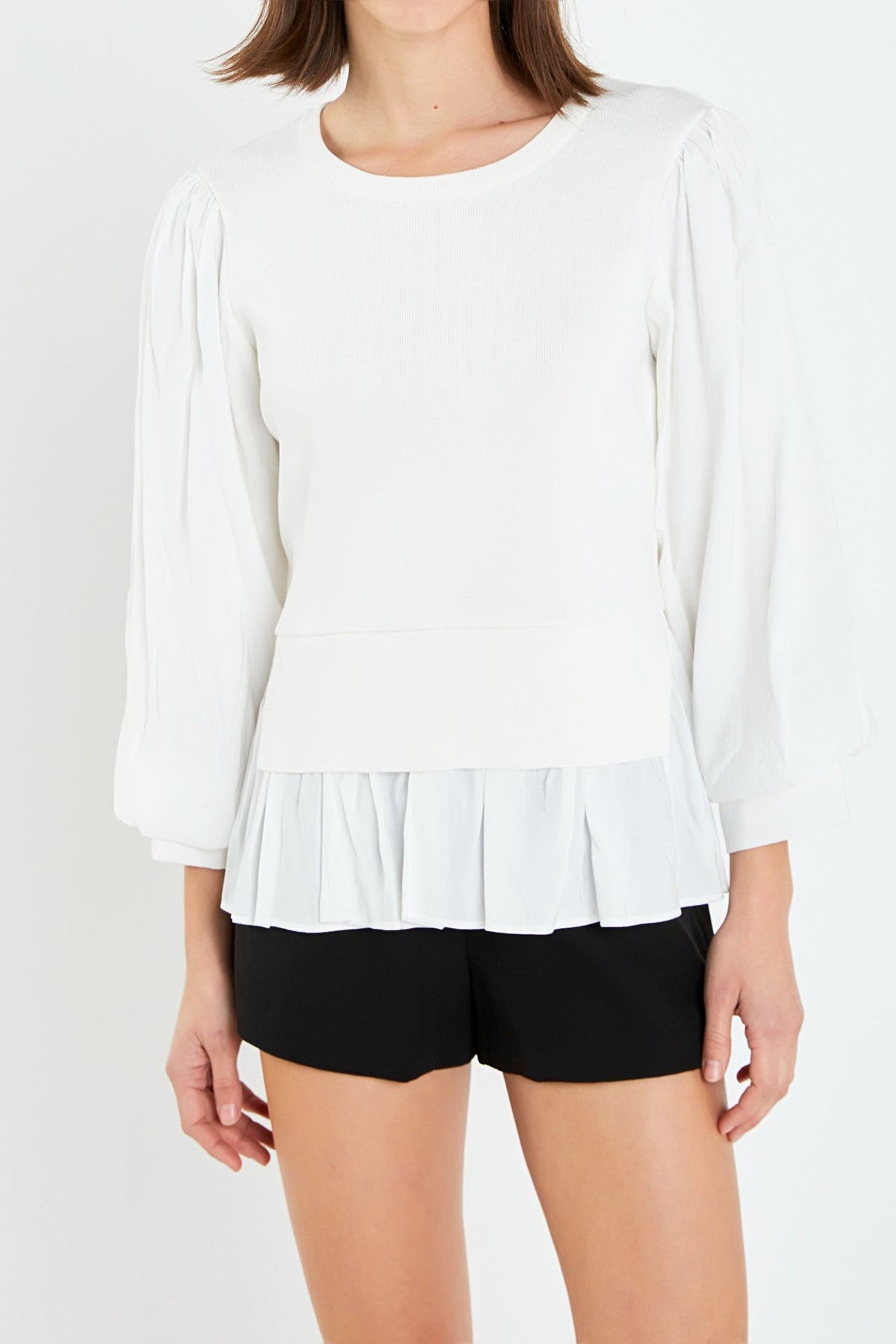 Mixed Media Blouse