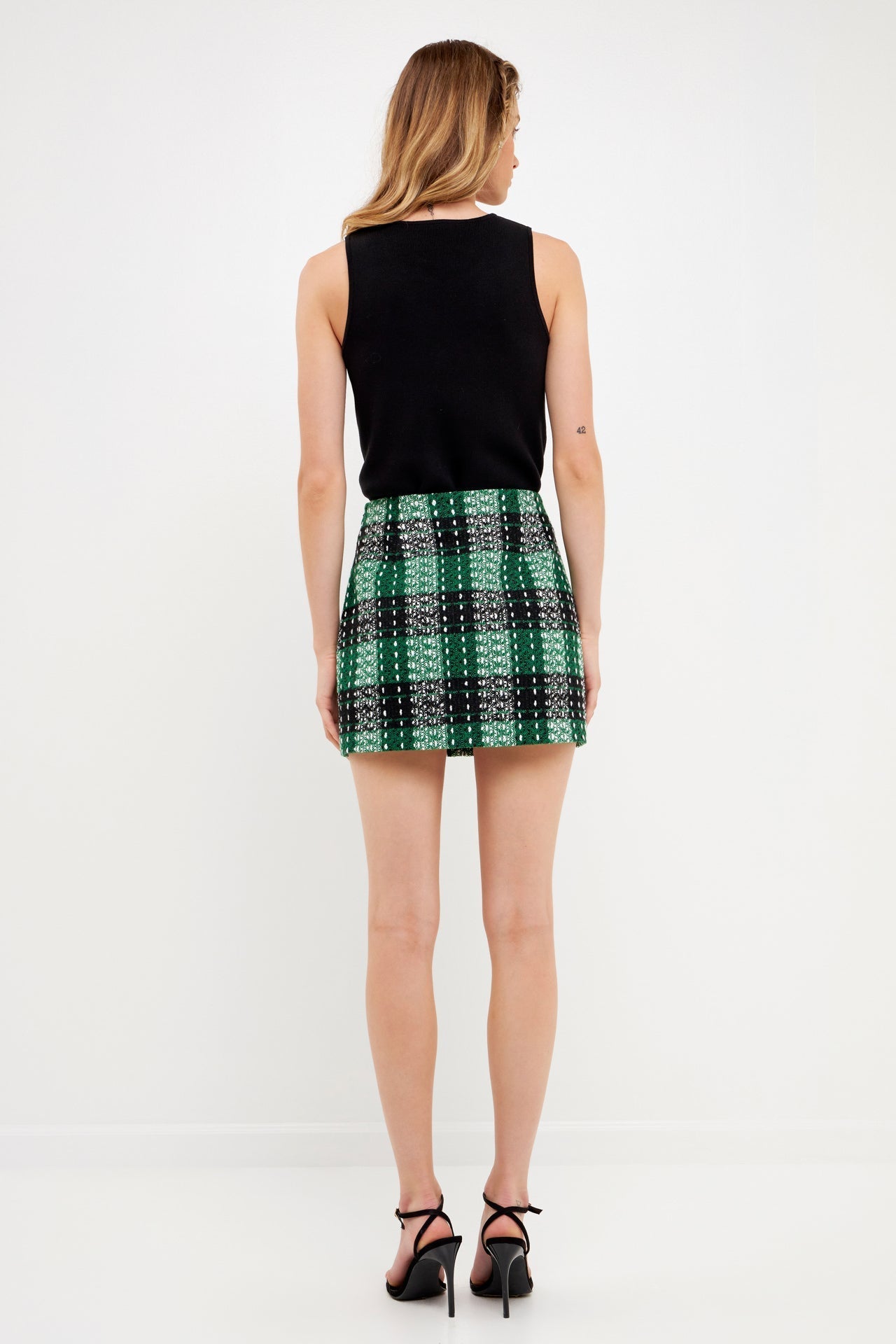 ENGLISH FACTORY - English Factory - Tweed Mini Skirt - SKIRTS available at Objectrare