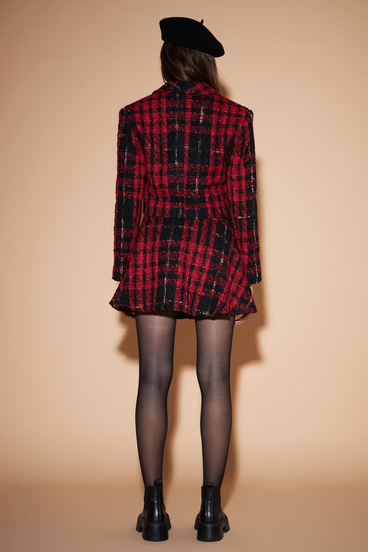 ENGLISH FACTORY - Tweed Skater Skirt - SKIRTS available at Objectrare