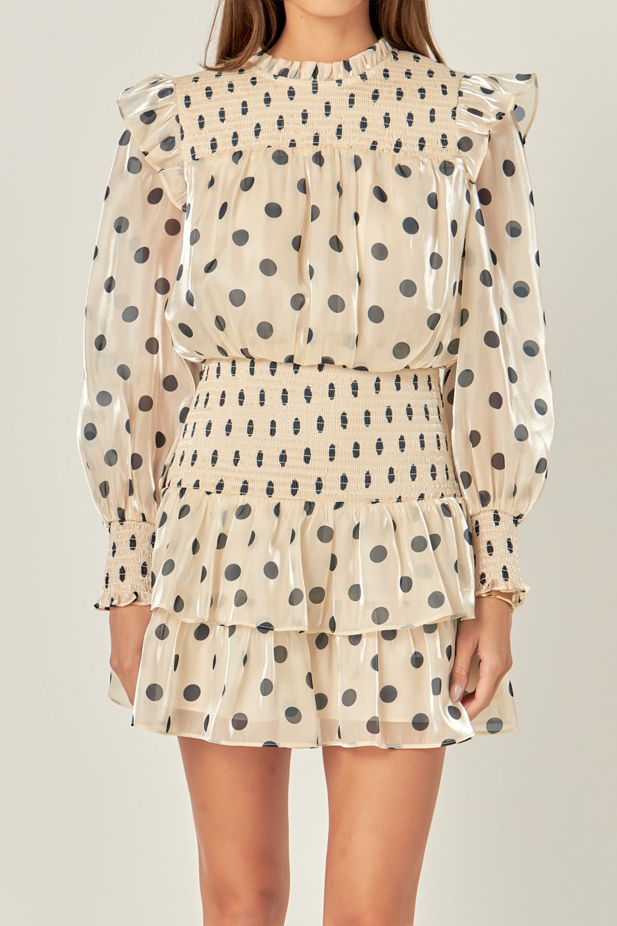 ENGLISH FACTORY - English Factory - Polka Dot Mini Dress - DRESSES available at Objectrare