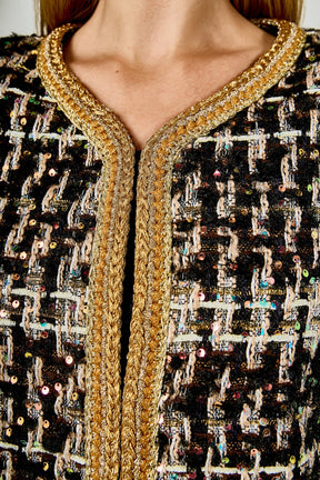 ENDLESS ROSE - Premium Tweed Jacket - JACKETS available at Objectrare