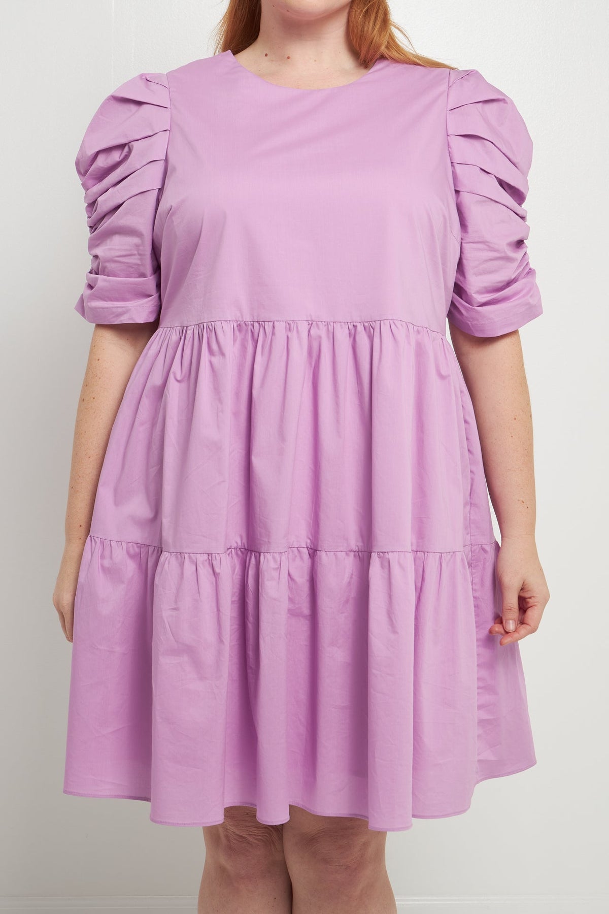 ENGLISH FACTORY - Pleated Sleeve Mini Dress - DRESSES available at Objectrare