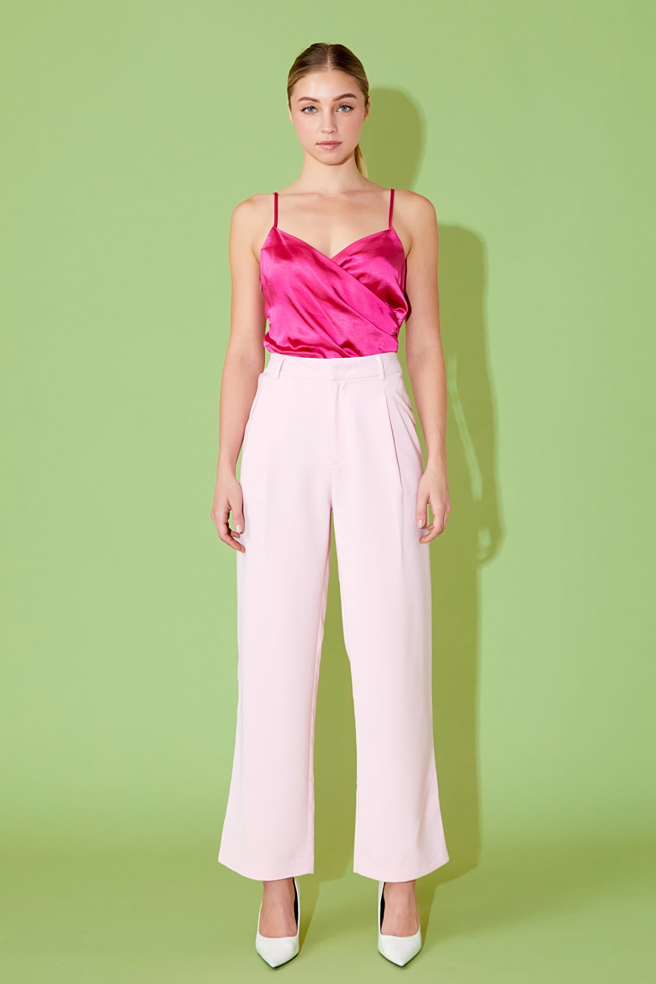 ENDLESS ROSE - Endless Rose - High-Waisted Suit Trousers - PANTS available at Objectrare