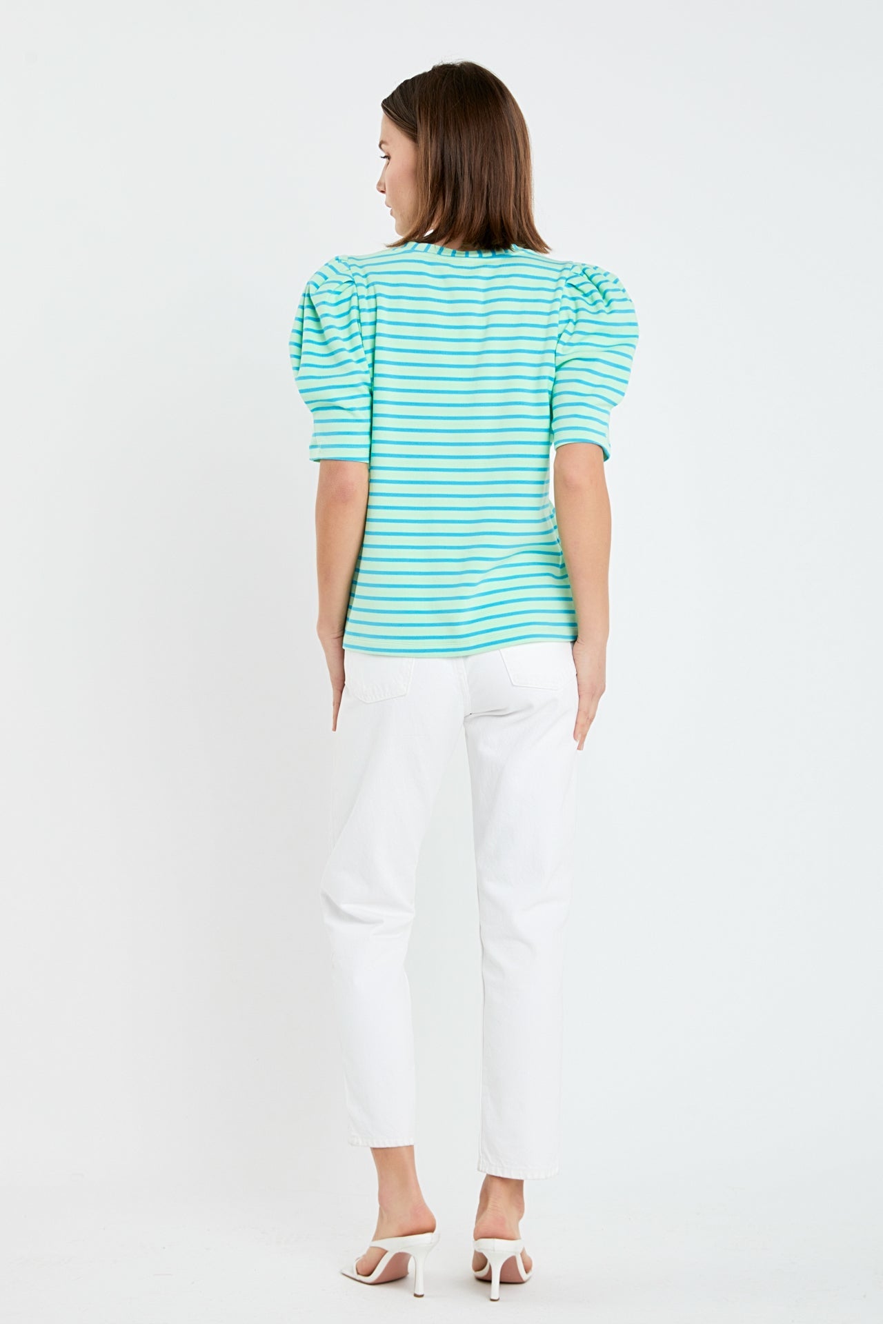 ENGLISH FACTORY - English Factory - Stripe Women Knit Shirt - SHIRTS & BLOUSES available at Objectrare