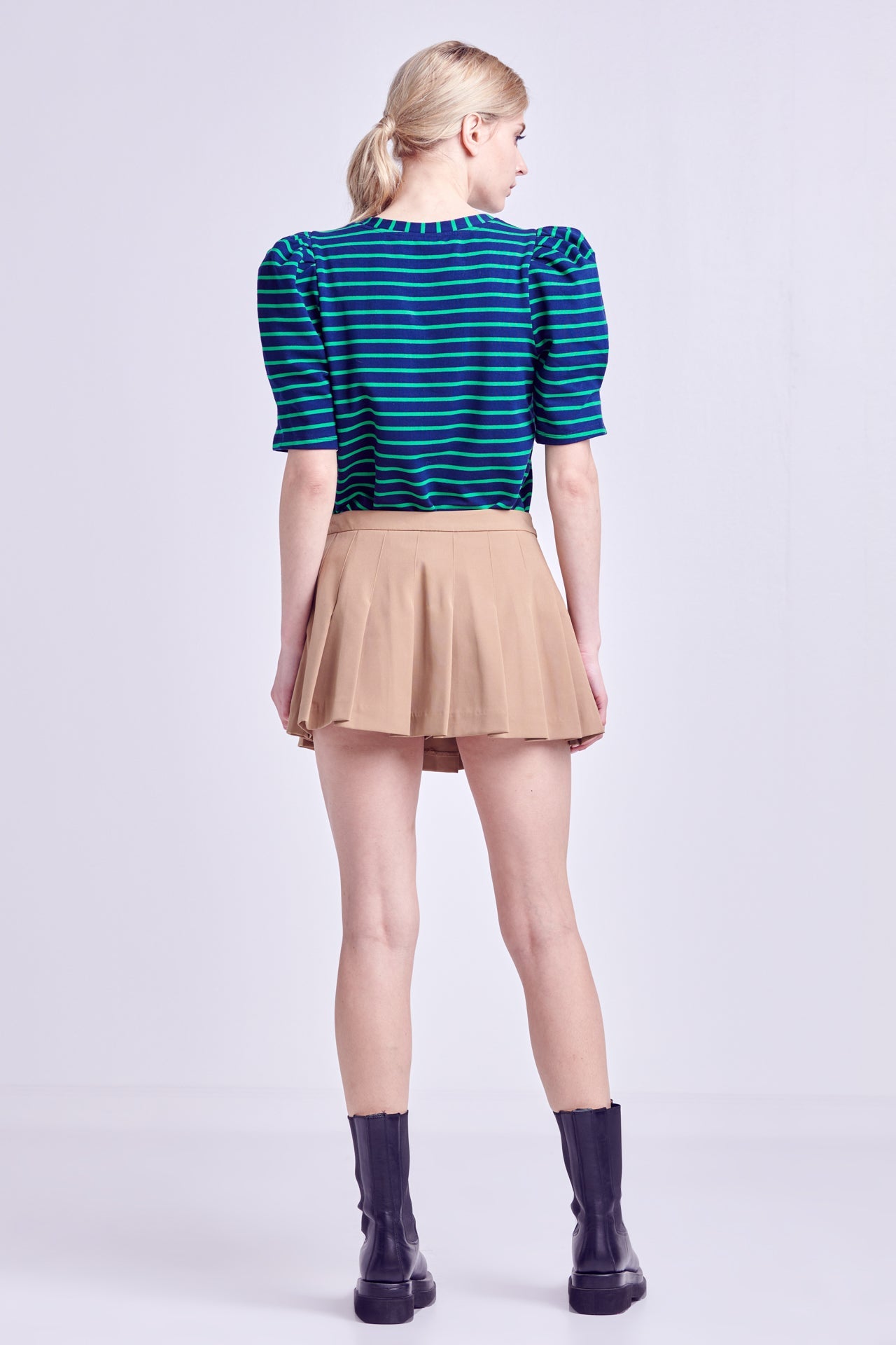 Stripe Women Knit Shirt