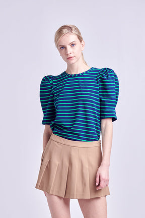 Stripe Women Knit Shirt