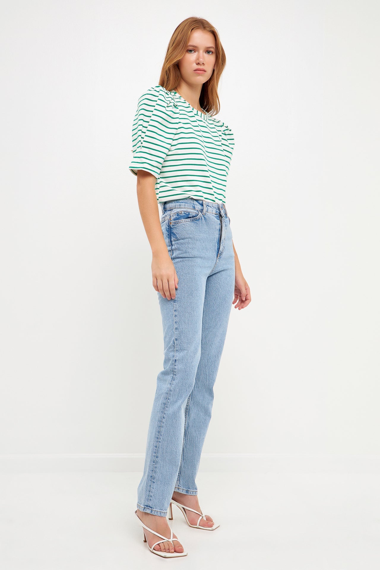 ENGLISH FACTORY - Stripe Women Knit Shirt - TOPS available at Objectrare
