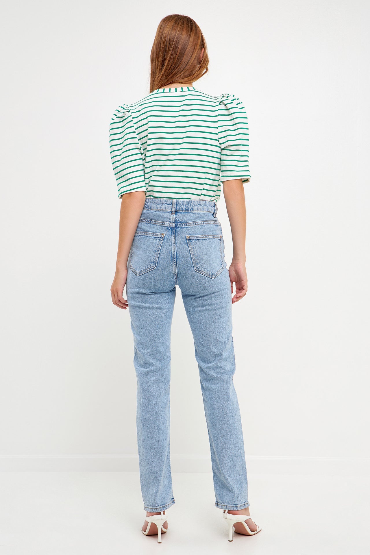 ENGLISH FACTORY - Stripe Women Knit Shirt - TOPS available at Objectrare