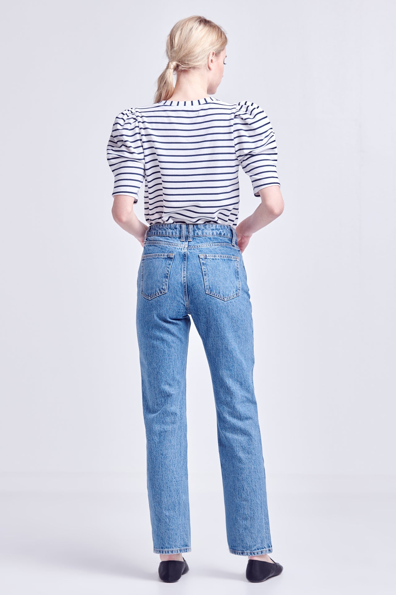 Stripe Women Knit Shirt