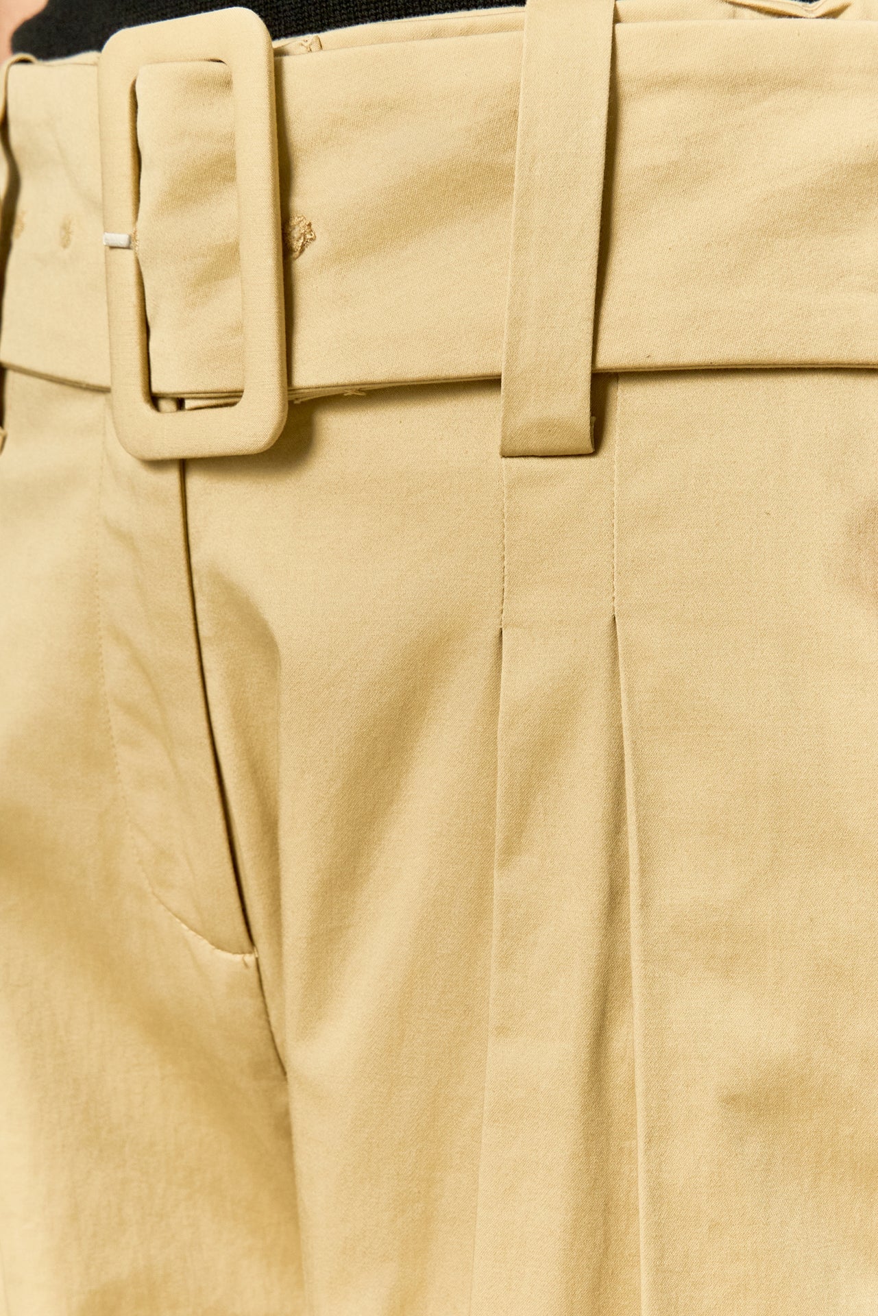 ENGLISH FACTORY - High Waist Belted Wide Leg Pants - PANTS available at Objectrare