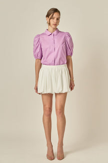 ENGLISH FACTORY - Peter Pan Collar Shirt - TOPS available at Objectrare