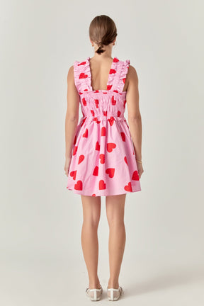 ENGLISH FACTORY - English Factory - Heart Shape Smocked Mini Dress - DRESSES available at Objectrare