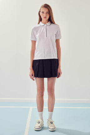 ENGLISH FACTORY - English Factory - Sportswear Stretched Skort - SKORTS available at Objectrare