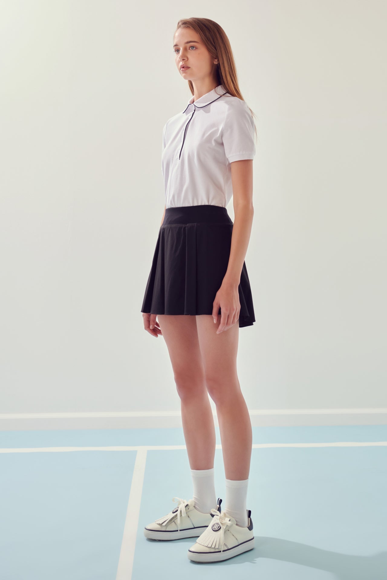 ENGLISH FACTORY - English Factory - Sportswear Stretched Skort - SKORTS available at Objectrare