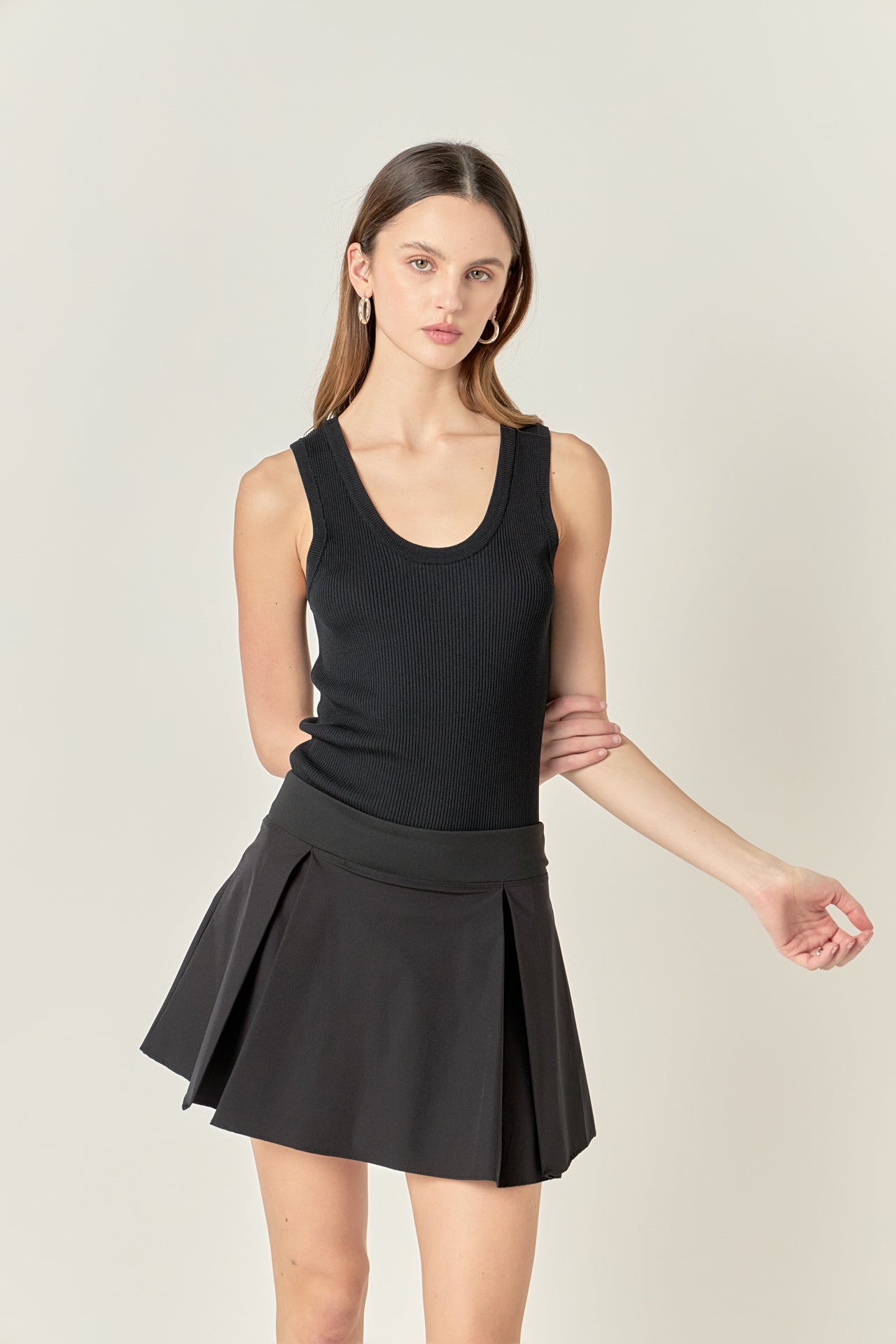ENGLISH FACTORY - Sportswear Stretched Skort - SKORTS available at Objectrare