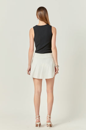 ENGLISH FACTORY - Sportswear Stretched Skort - SKORTS available at Objectrare