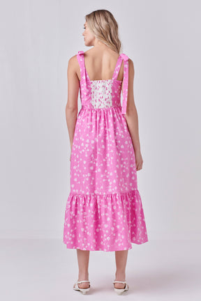 ENGLISH FACTORY - Contrast Floral Maxi Dress - DRESSES available at Objectrare