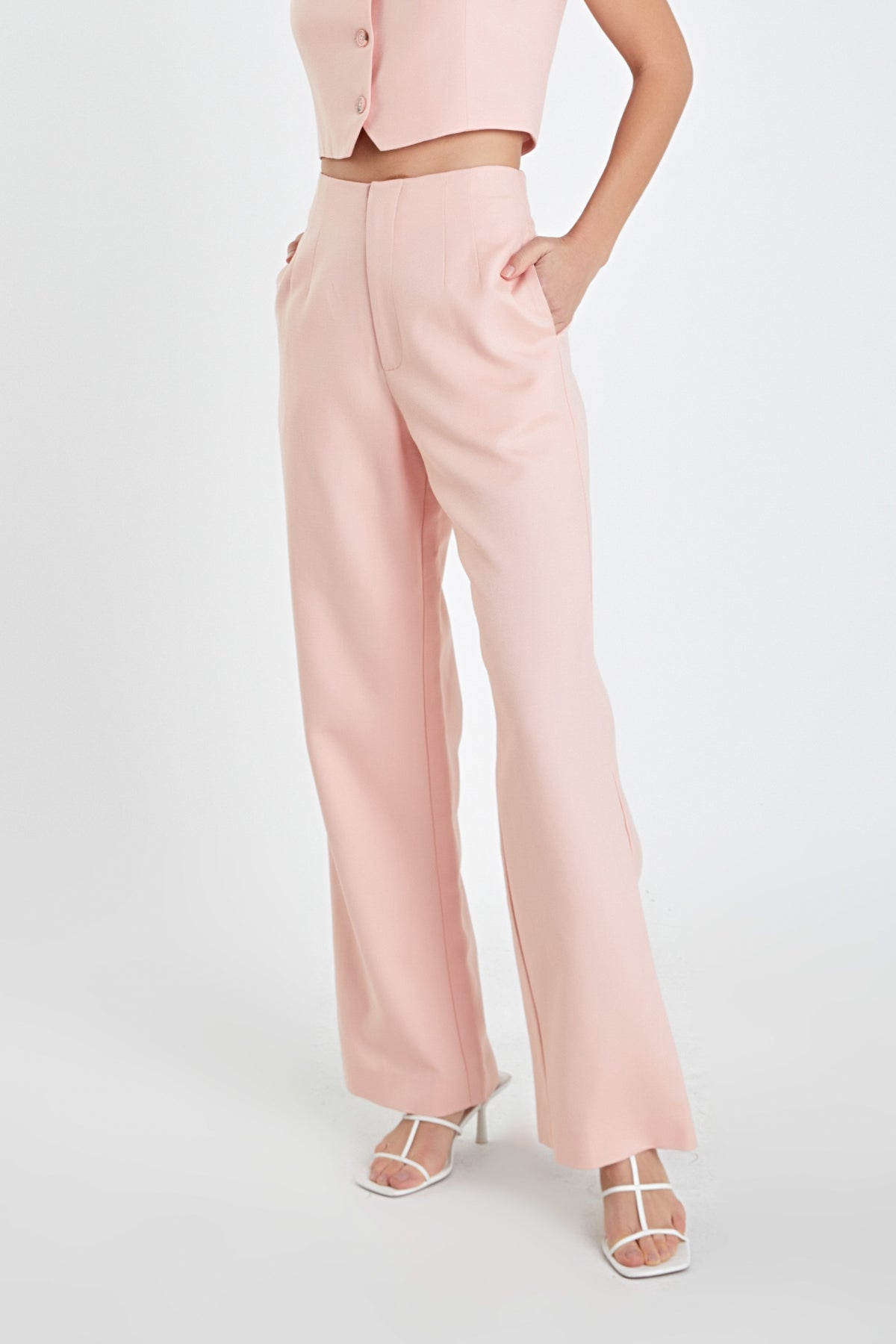 ENGLISH FACTORY - Linen Blend Pants - PANTS available at Objectrare