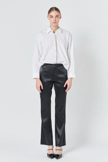 ENDLESS ROSE - Sequin Placket Button-Up Shirt - SHIRTS & BLOUSES available at Objectrare