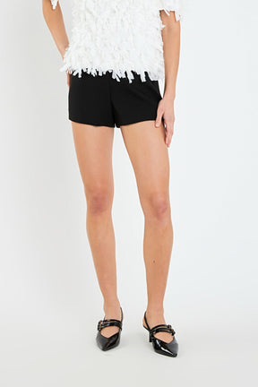 ENGLISH FACTORY - Low-rise Shorts - SHORTS available at Objectrare