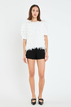 ENGLISH FACTORY - Low-rise Shorts - SHORTS available at Objectrare