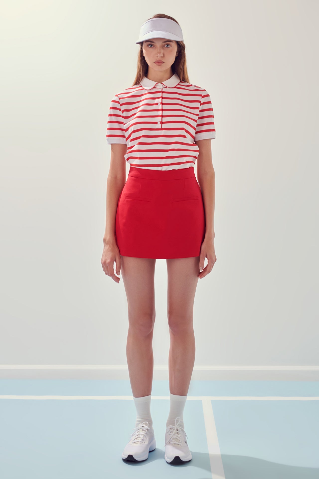 ENGLISH FACTORY - Sportswear Knit Polo Shirt - TOPS available at Objectrare