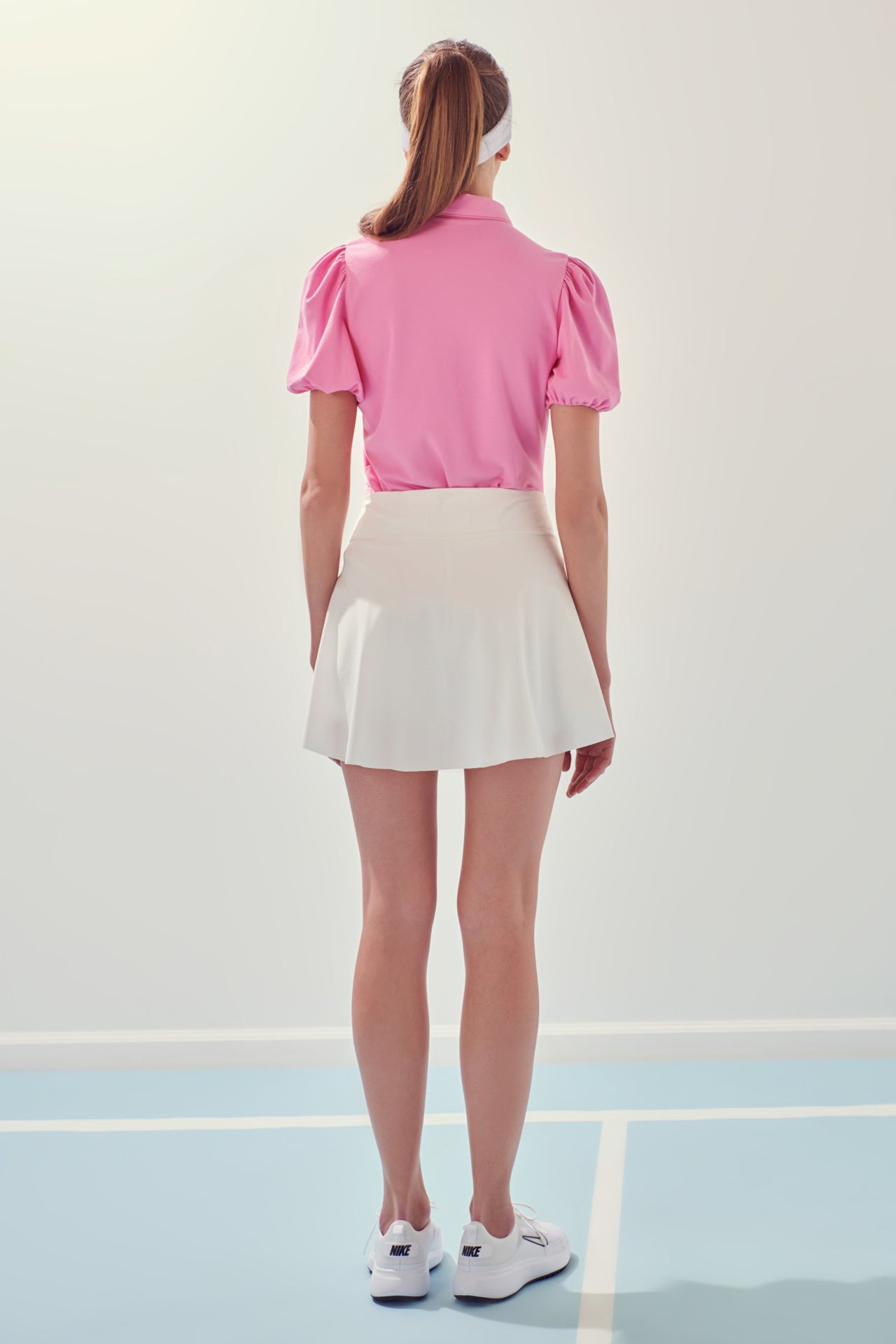 ENGLISH FACTORY - English Factory - Puff Sleeve Jersey Top - TOPS available at Objectrare