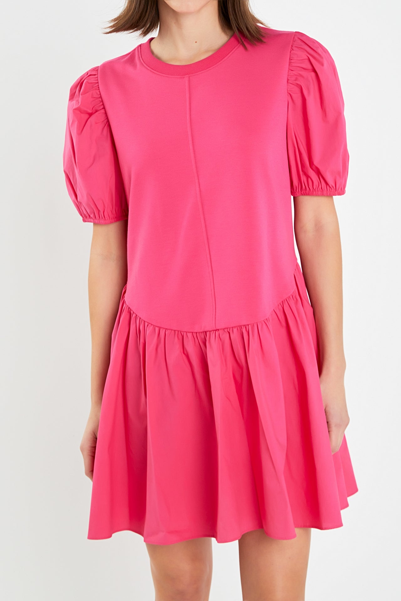 ENGLISH FACTORY - Puff Sleeve Mini Dress - DRESSES available at Objectrare