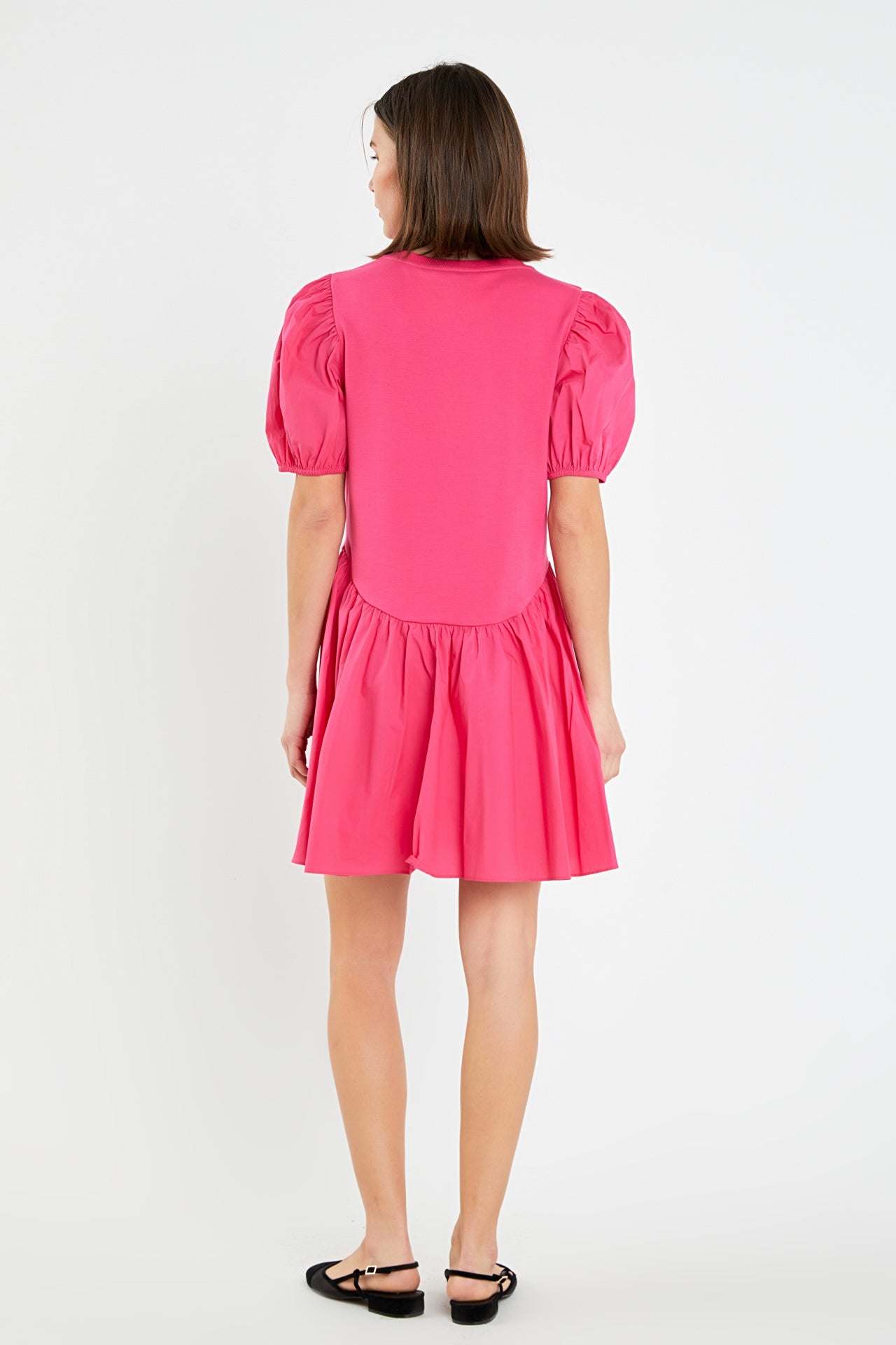 ENGLISH FACTORY - Puff Sleeve Mini Dress - DRESSES available at Objectrare