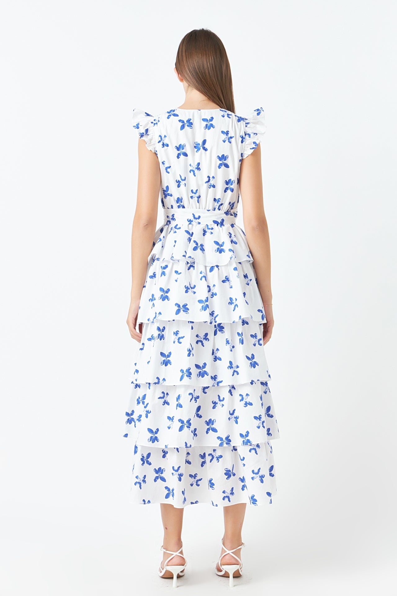 ENDLESS ROSE - Floral Layered Long Dress - DRESSES available at Objectrare