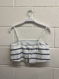 Stripe Cropped Tank Top